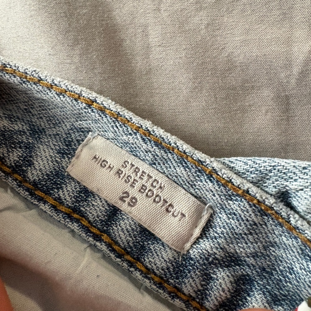 PacSun High Rise Bootcut Jeans - Light Blue